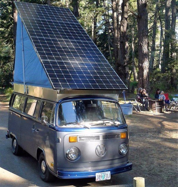 VW Van Runs On Solar Power (9 pics)
