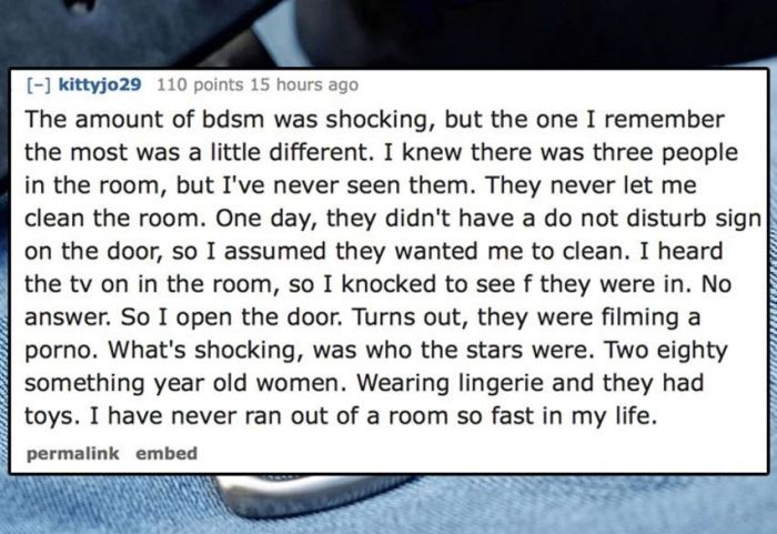 Hotel Employees Share The Weirdest Things They've Seen Guests Do (13 pics)