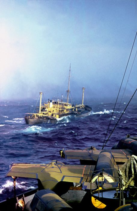Vintage Photos Of An Atlantic Convoy From 1941 (32 pics)
