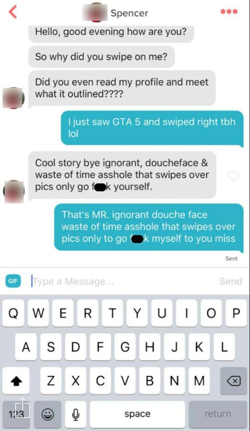 Tinder Match Goes Off On Guy For A Very Specific Reason (5 pics)