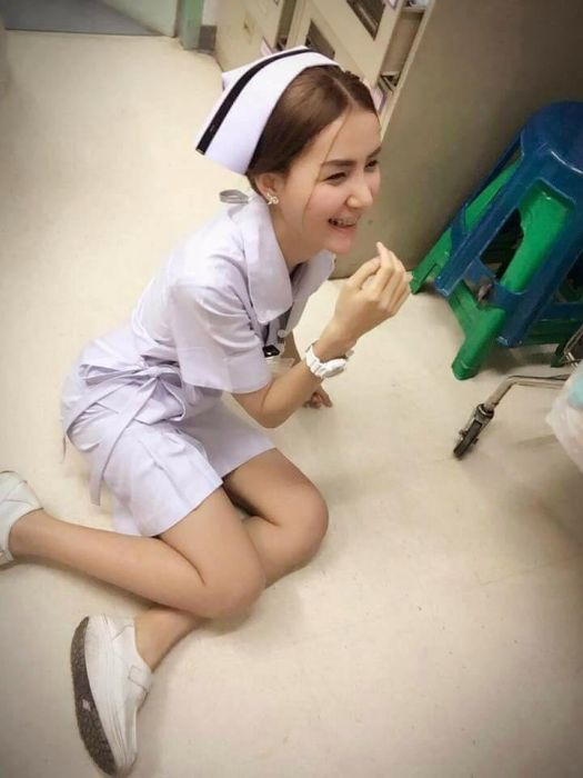 Hot Nurse Claims She Was Forced To Quit Her Job (10 pics)