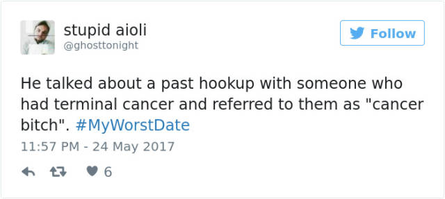 Twitter Users Share Stories About Their Worst Dates (50 pics)