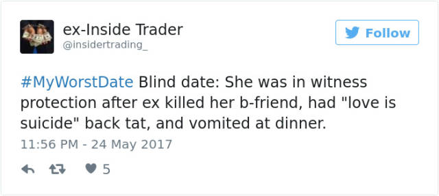 Twitter Users Share Stories About Their Worst Dates (50 pics)