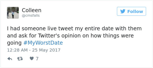 Twitter Users Share Stories About Their Worst Dates (50 pics)