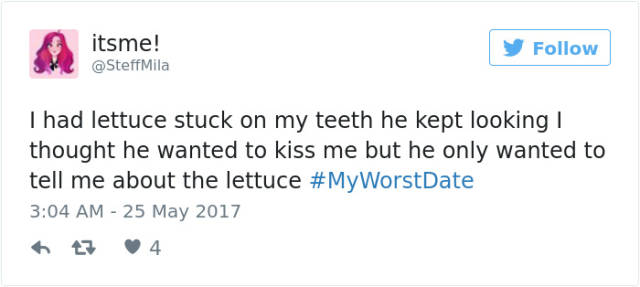 Twitter Users Share Stories About Their Worst Dates (50 pics)