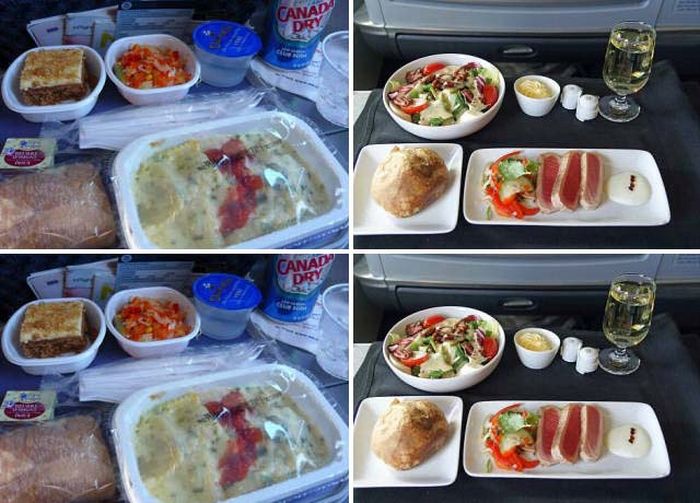 The Food In Business Class Is Twice As Good As Economy Class (14 pics)