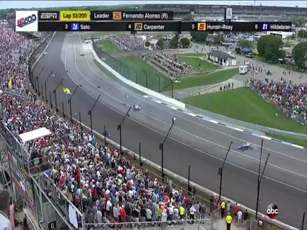 2017 Indy 500 Scott Dixon Crash