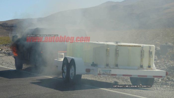 Ford F-Series Super Duty Prototype Burns To The Ground (25 pics)