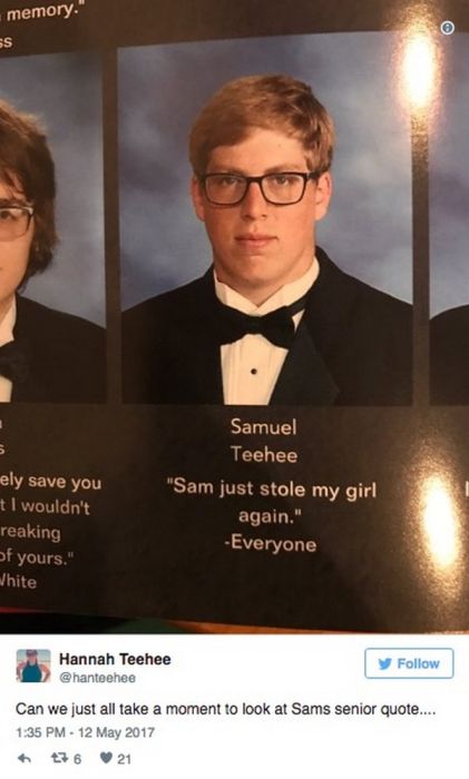 The Funniest Senior Quotes Of 2017 18 Pics