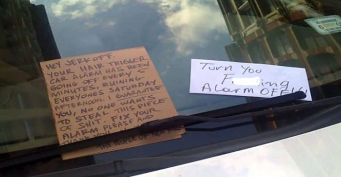 People Who Suck At Parking Share Hilarious Notes They've Received (45 pics)