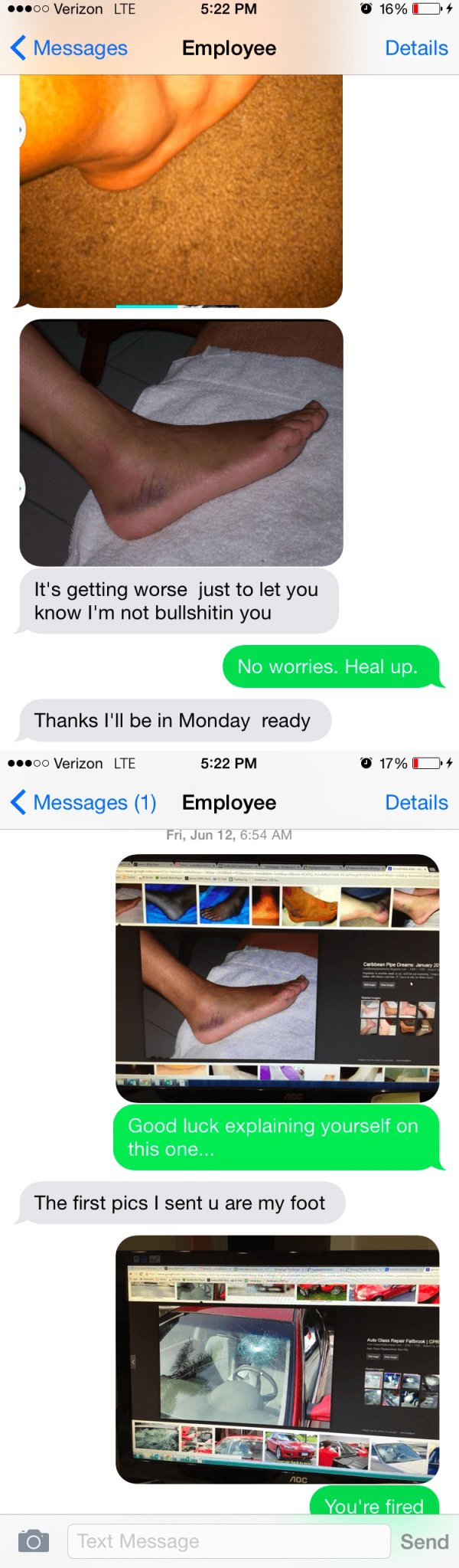 Sick Employees Who Got Busted On The Internet (10 pics)