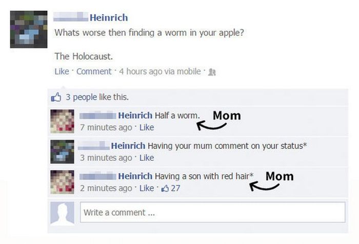 People Who Got Owned By Their Parents On Facebook (20 pics)