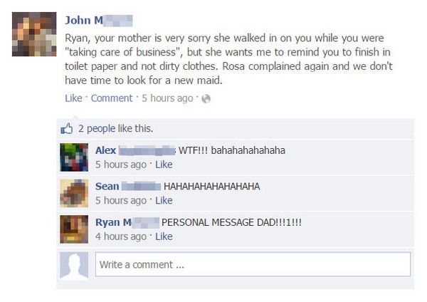 People Who Got Owned By Their Parents On Facebook (20 pics)