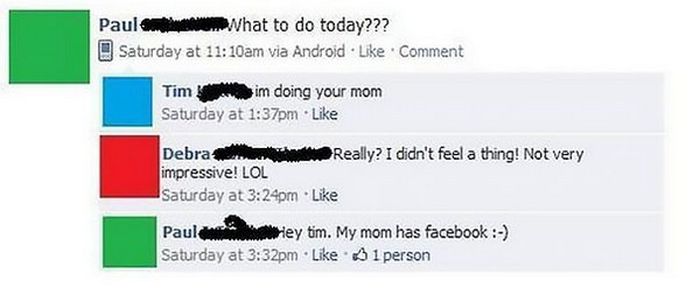 People Who Got Owned By Their Parents On Facebook (20 pics)