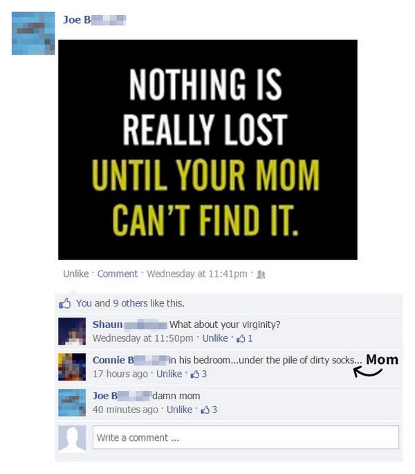People Who Got Owned By Their Parents On Facebook (20 pics)