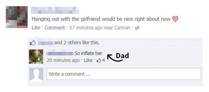 People Who Got Owned By Their Parents On Facebook (20 pics)