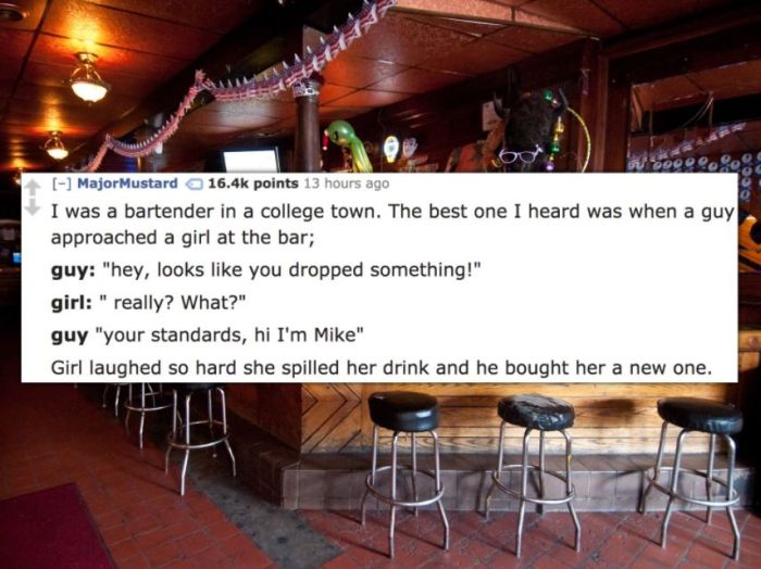 15 Of The Smoothest Pick-Ups Bartenders Have Ever Witnessed (15 pics)