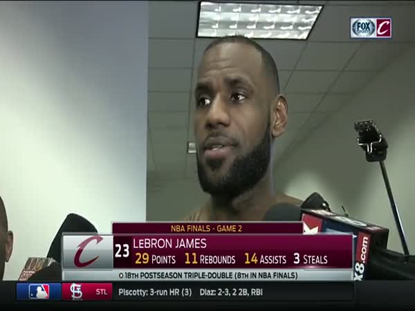 LeBron Makes Reporter Feel Dumb After Silly Questions