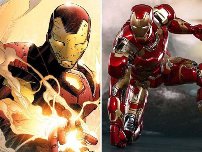 What Comic Characters Look Like Compared To Their Movie Counterparts (30 pics)