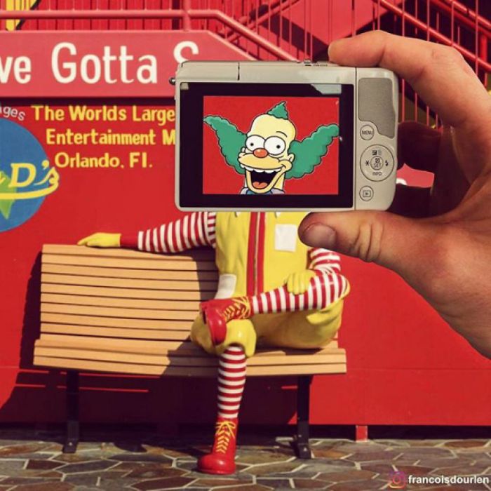 Guy Uses iPhone To Insert Simpsons Characters Into Real Life Situations (17 pics)