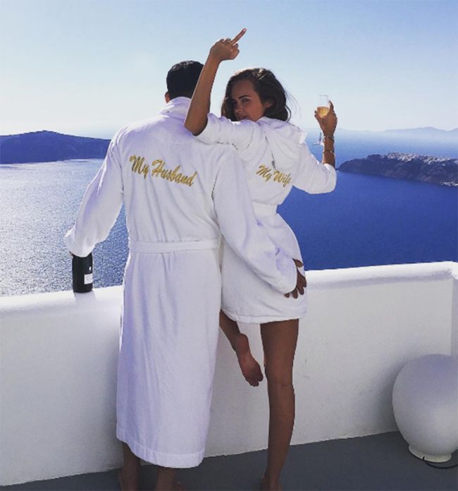 Playboy Model Xenia Dali Celebrates Wedding Anniversary Alone (15 pics)