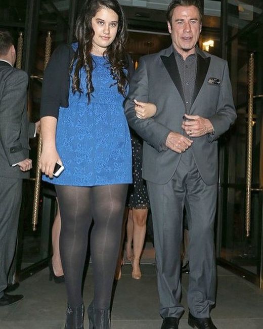 John Travolta Spotted With His 17 Year Old Daughter (3 pics)