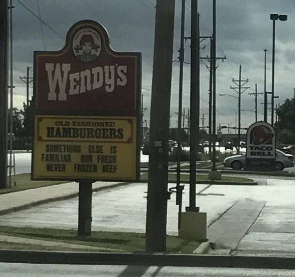 Wendy’s Has A Very Strong Sign Game (10 pics)
