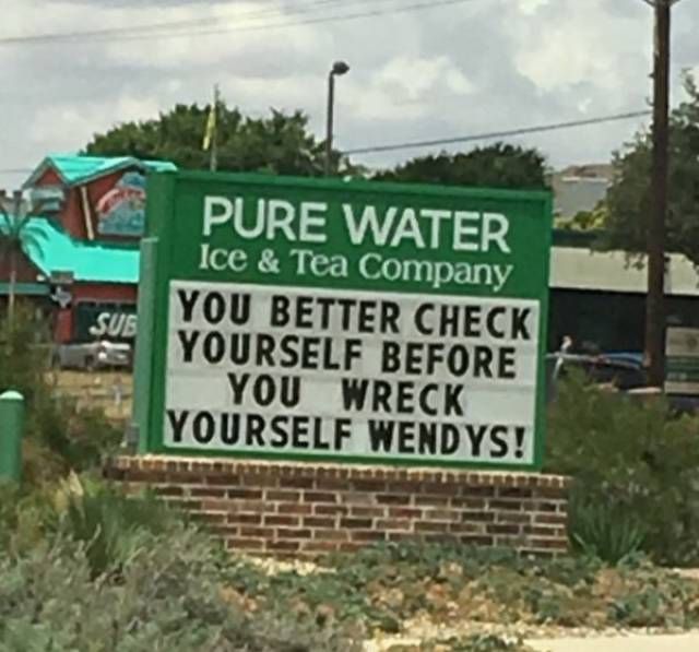 Wendy’s Has A Very Strong Sign Game (10 pics)