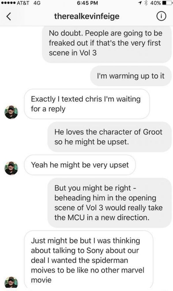 Director James Gunn Trolls Fake Marvel Executive Account (7 pics)