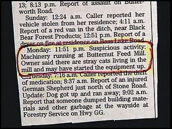Great And Hilarious Moments From Police Blotter History (25 pics)
