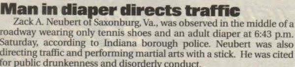 Great And Hilarious Moments From Police Blotter History (25 pics)