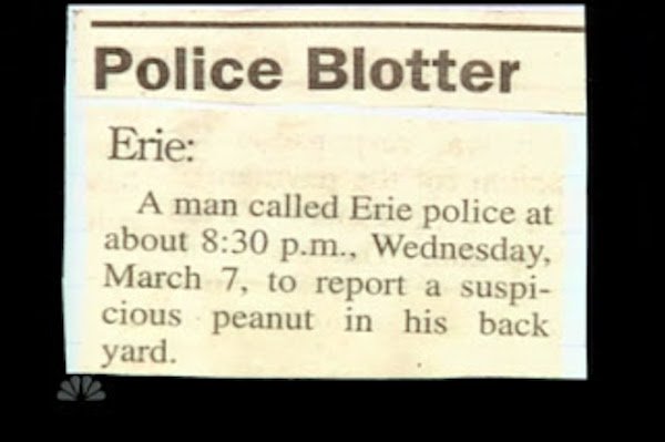 Great And Hilarious Moments From Police Blotter History (25 pics)