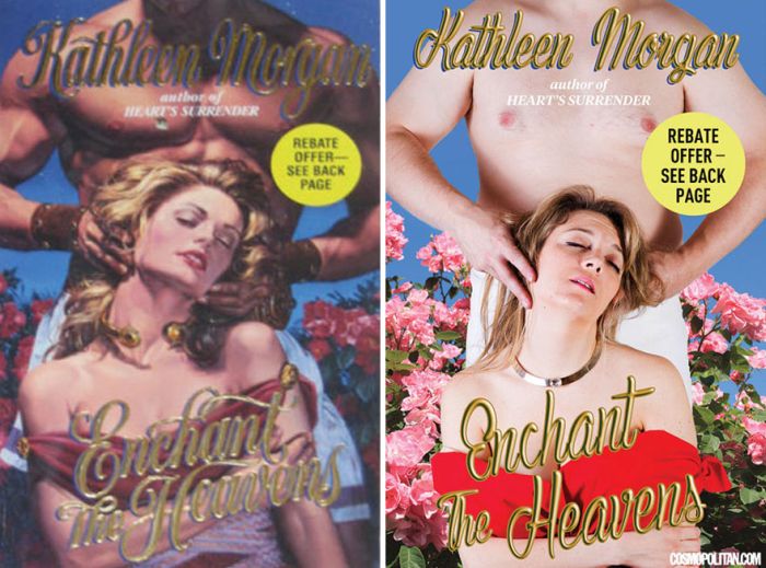 Real Pics Of Real People Recreating Romance Novel Covers (9 pics)