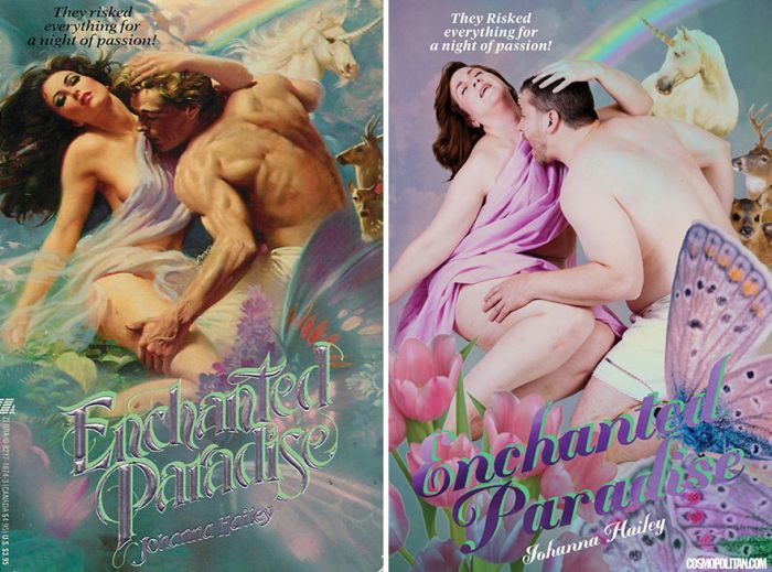 Real Pics Of Real People Recreating Romance Novel Covers (9 pics)