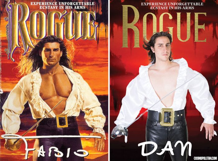 Real Pics Of Real People Recreating Romance Novel Covers (9 pics)