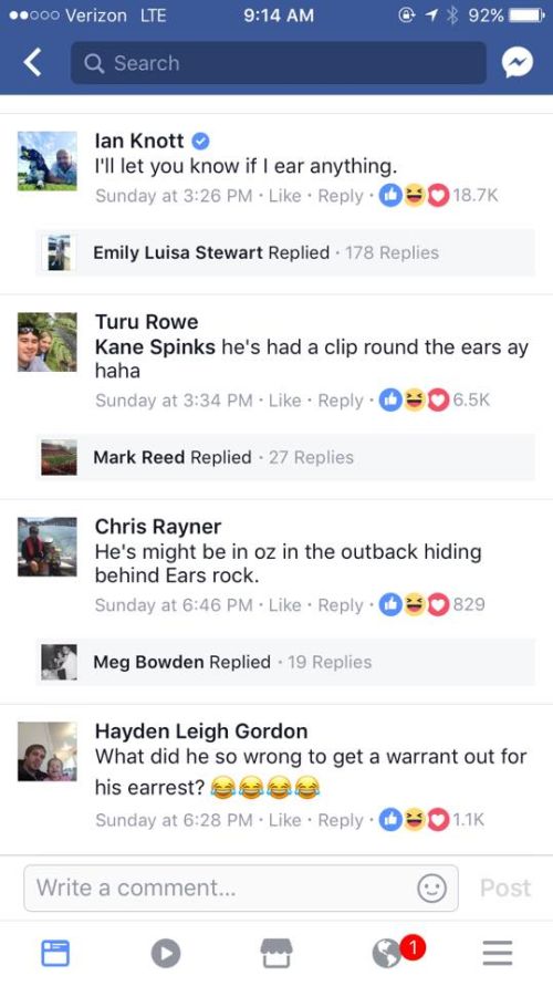Man Wanted By Police Gets Roasted On Facebook (5 pics)