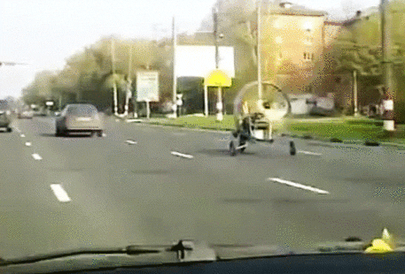 GIFs Of Bad Drivers Achieving Flawless Victories (20 gifs)