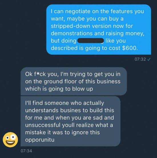 Programmer Refuses To Work For Free (4 pics)