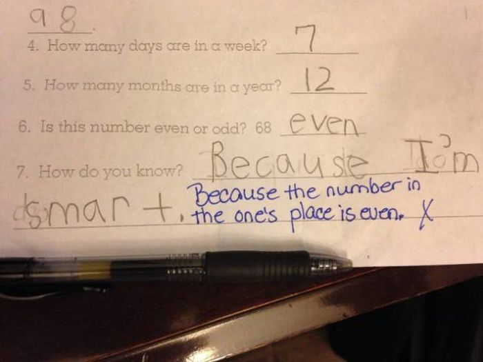 Schoolkids That Prove Logic Is A Very Relative Concept (18 pics)