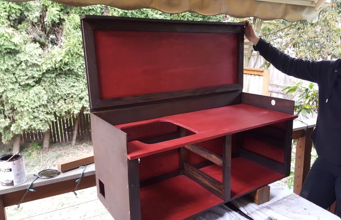 Guy Builds Camp Kitchen For His Girlfriend (19 pics)