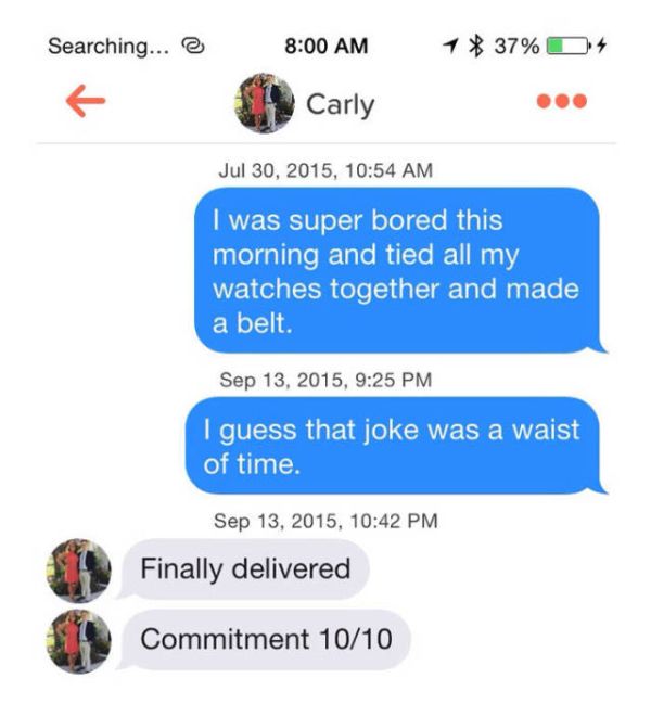 Tinder Is The Goldmine Of Terrible Pickup Puns (20 pics)