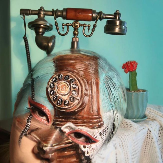 What This Artist Does To Her Face Will Seriously Mess Up Your Brain (29 pics)