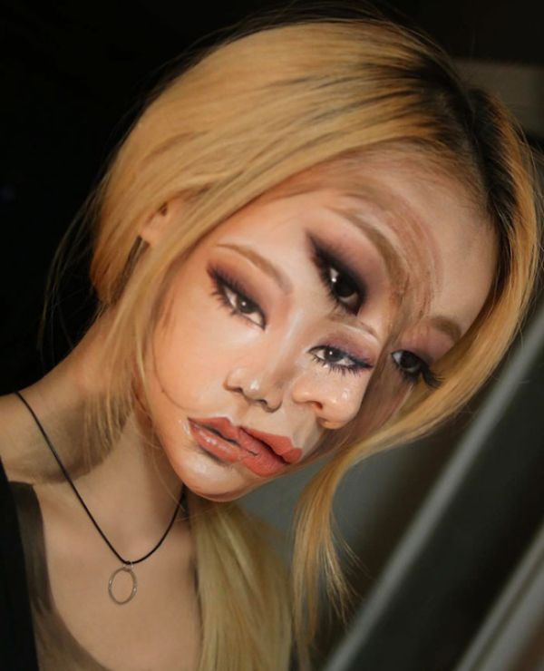 What This Artist Does To Her Face Will Seriously Mess Up Your Brain (29 pics)