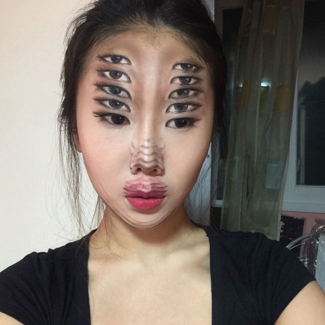 What This Artist Does To Her Face Will Seriously Mess Up Your Brain (29 pics)
