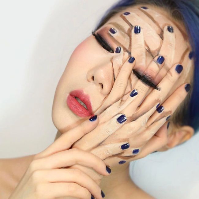What This Artist Does To Her Face Will Seriously Mess Up Your Brain (29 pics)