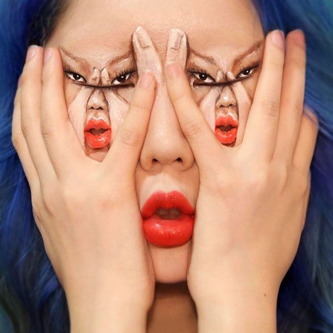 What This Artist Does To Her Face Will Seriously Mess Up Your Brain (29 pics)