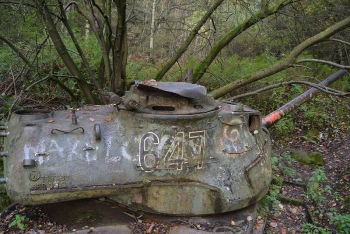 The Earth Is Claiming These Abandoned Tanks In Germany (9 pics)