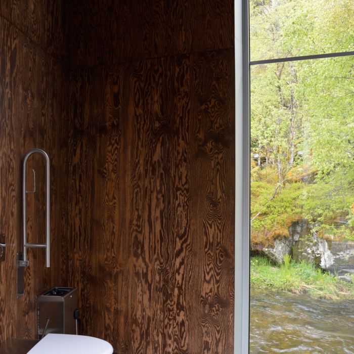 You Can Watch A Waterfall At This Toilet In Norway (6 pics)