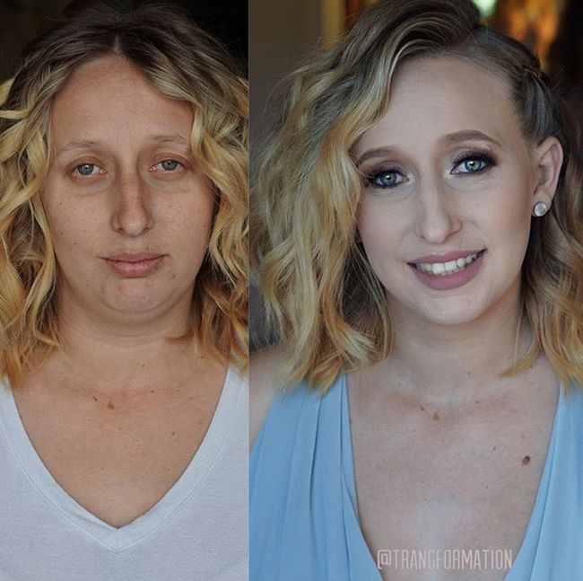 Before And After Photos Show Women With And Without Makeup 16 Pics 