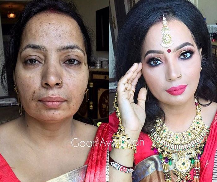 Before And After Photos Show Women With And Without Makeup (16 pics)